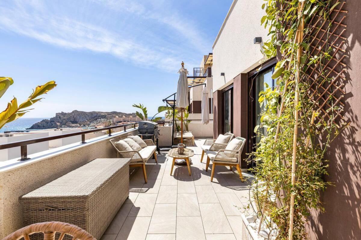 Luxury Designer Apartment - Unbeatable Sea Views Águilas Exteriör bild