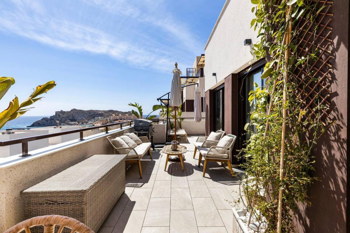Luxury Designer Apartment - Unbeatable Sea Views Águilas Exteriör bild